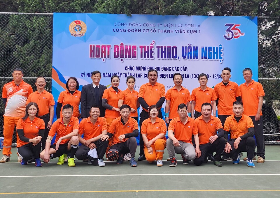 Sôi động các hoạt động thể thao, văn nghệ chào mừng 35 năm thành lập Công ty